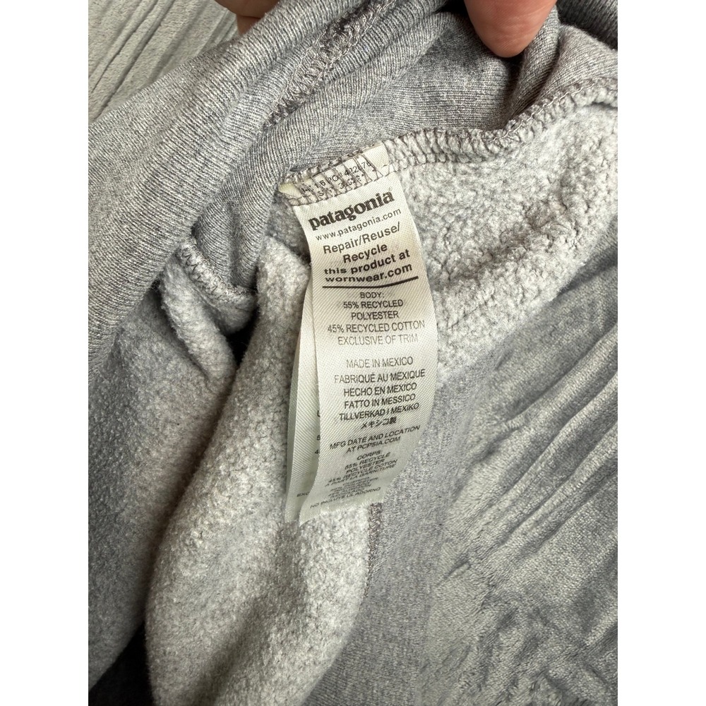 Patagonia Hoodie Mens XXL Grey Uprisal P-6 Logo Pullover Sweatshirt Outdoor - Picture 4 of 4